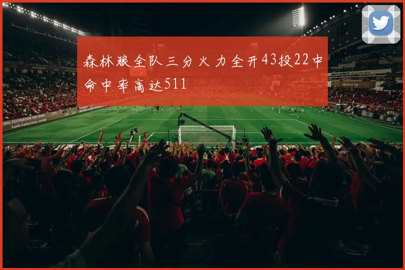森林狼全队三分火力全开43投22中命中率高达511